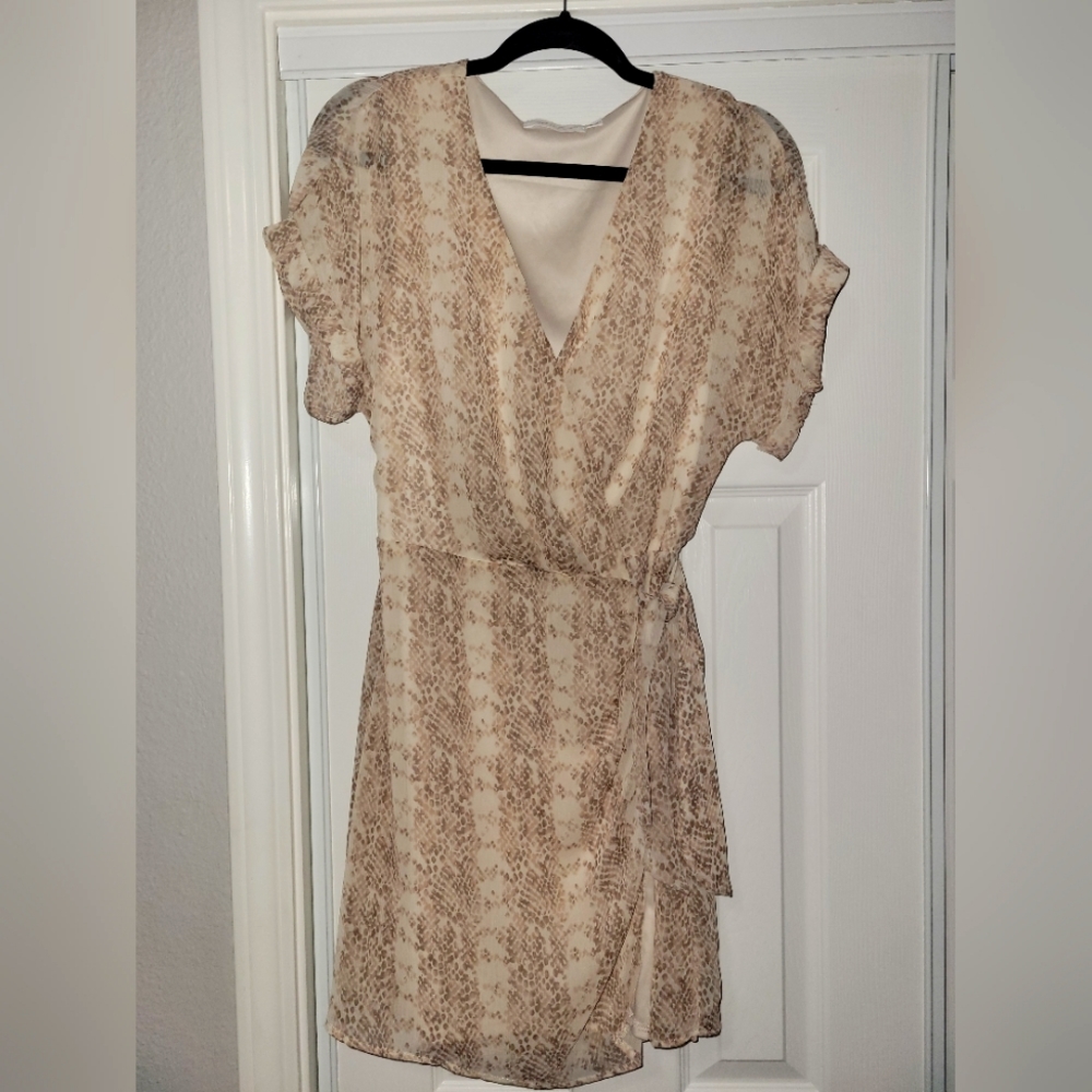NWOT All In Favor wrap dress size M